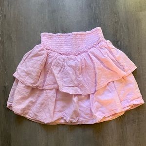 this skirt has never been worn. love it but i got the wrong size :)